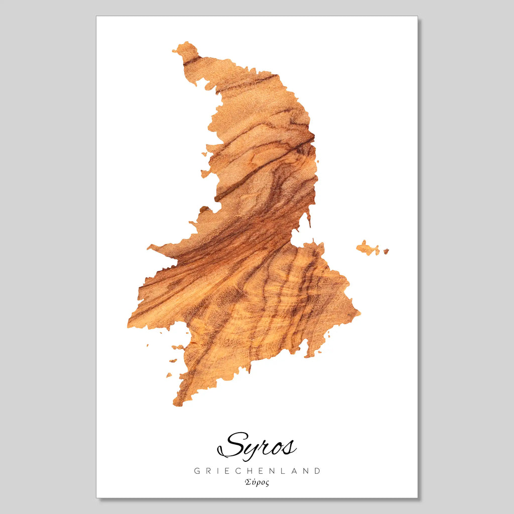 Silhouette de l'île de Crète Grèce