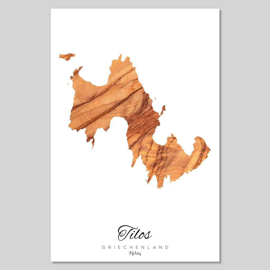 Silhouette de l'île de Crète Grèce