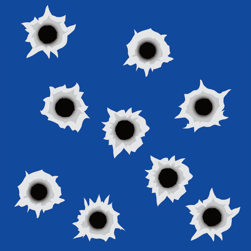 Set of bullet holes [UP TO 10] [PRINT]