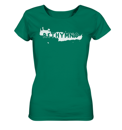 Rethymno Kreta Silhouette - Ladies Organic Shirt