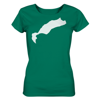 Kos Island Silhouette - Ladies Organic Shirt