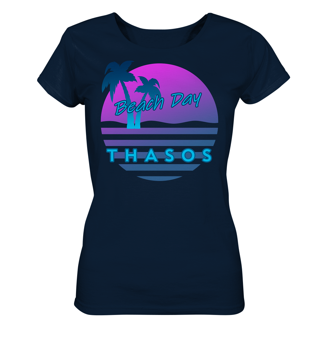 Beach Day Thasos - Ladies Organic Shirt