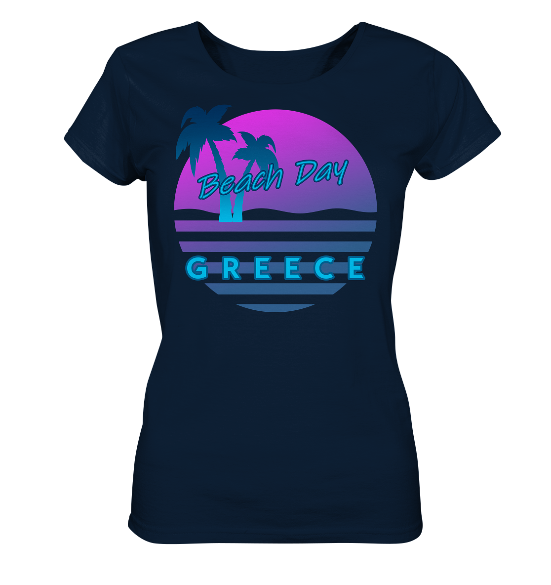 Beach Day Greece - Ladies Organic Shirt