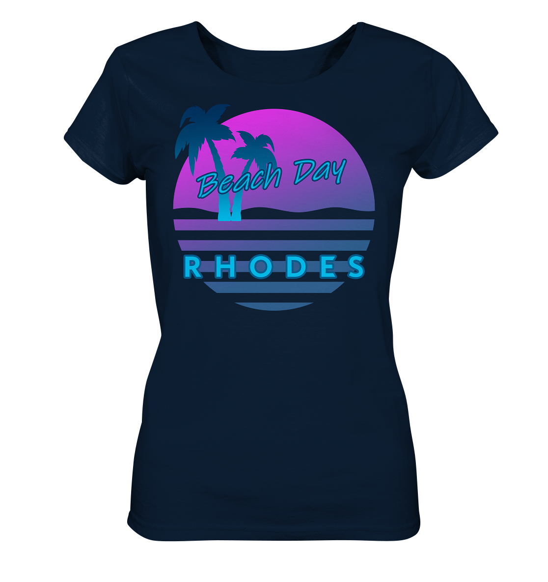 Beach Day Rhodes - Ladies Organic Shirt