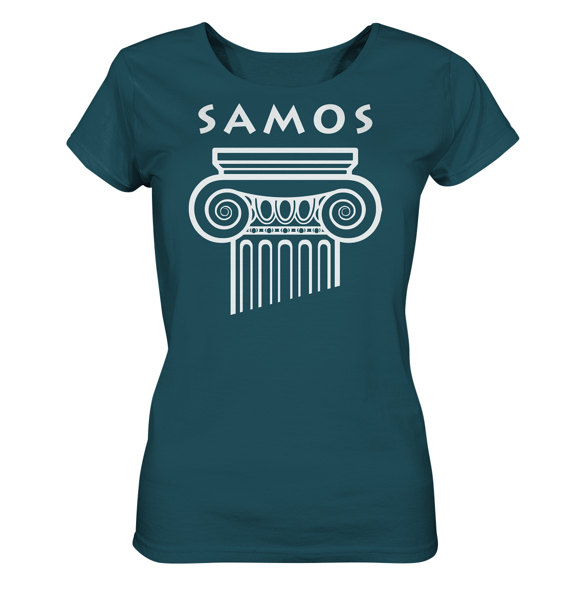 Samos Griechische Säule - Ladies Organic Shirt