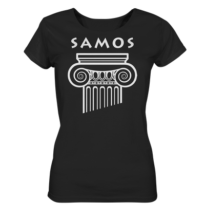 Samos Greek Column - Ladies Organic Shirt