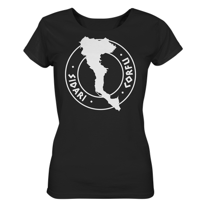 Corfu Sidari Silhouette Stempel - Ladies Organic Shirt
