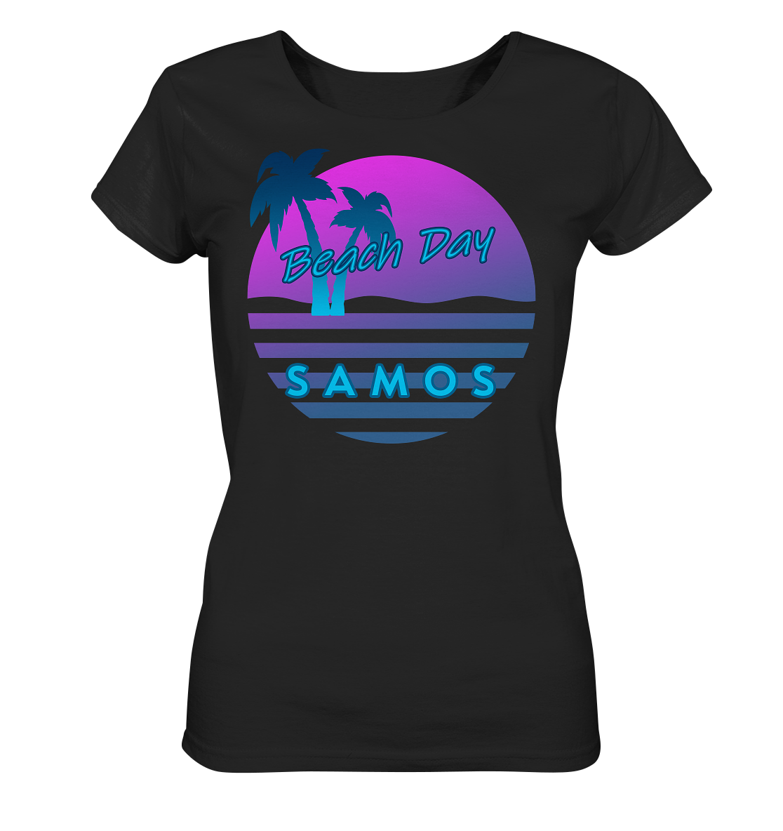 Beach Day Samos - Ladies Organic Shirt