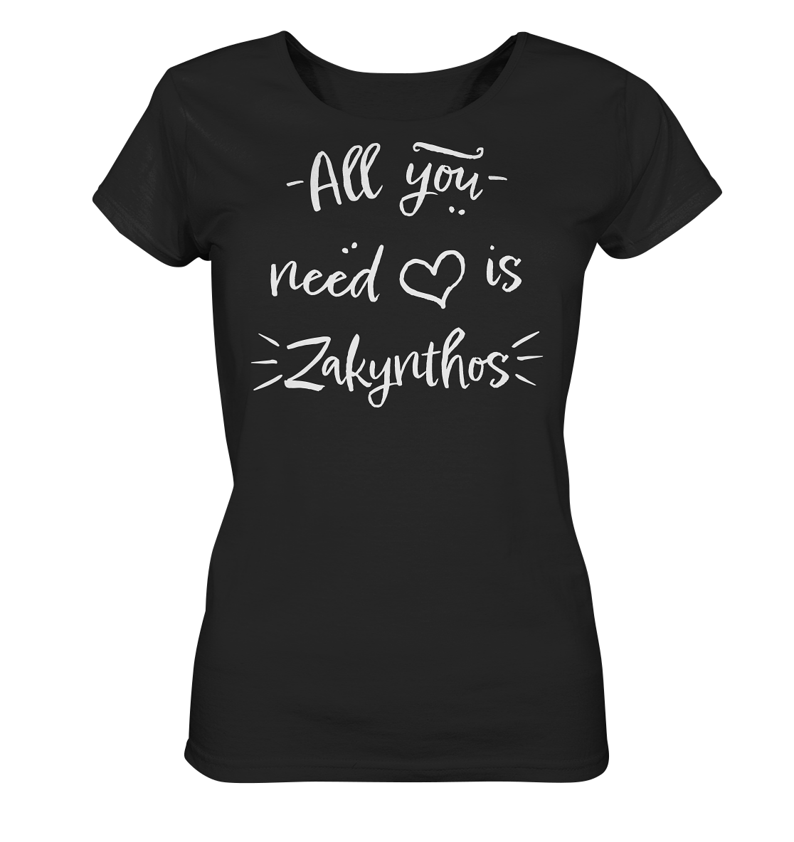 All you need is Zakynthos - Ladies Organic Shirt