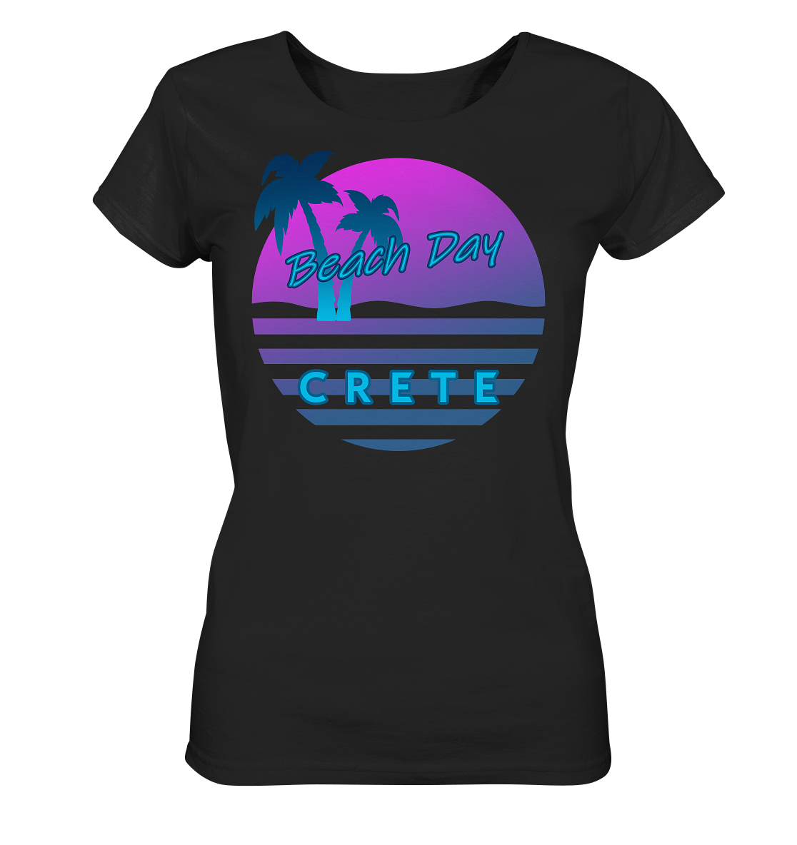 Beach Day Crete - Ladies Organic Shirt