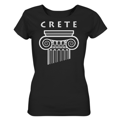 Crete Griechischer Säulenkopf - Ladies Organic Shirt