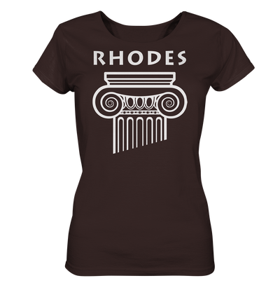 Rhodes Greek Column Head - Ladies Organic Shirt