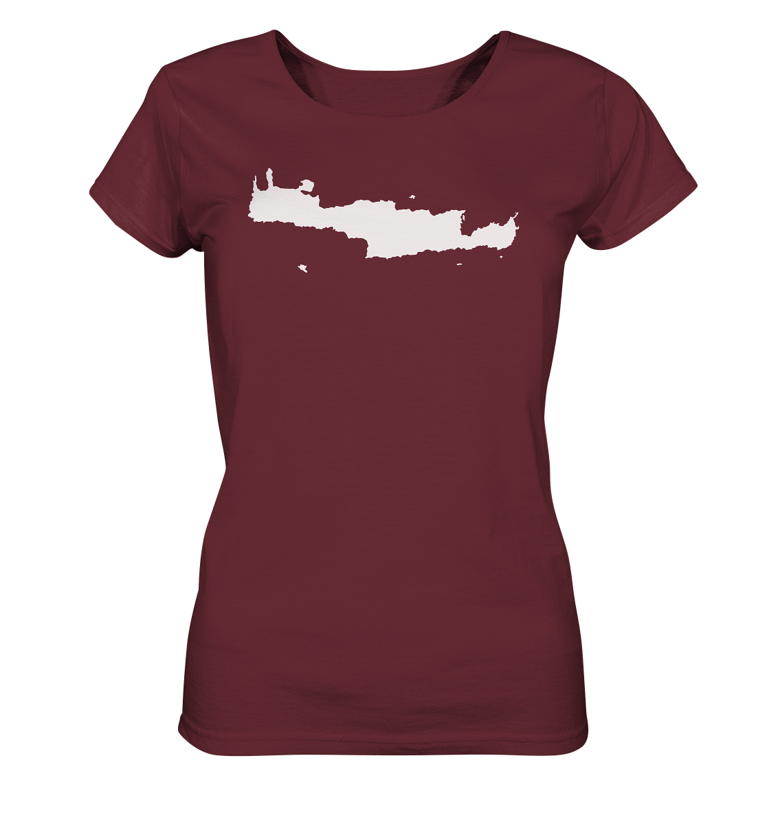 Kreta Insel Silhouette - Ladies Organic Shirt