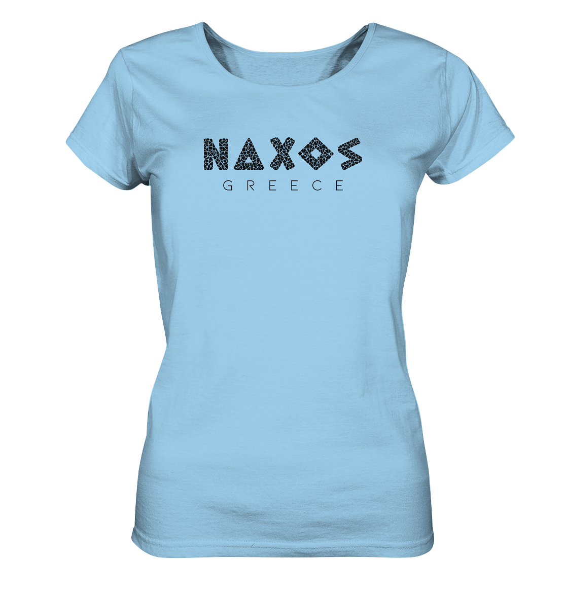 Naxos Greece Mosaic - Ladies Organic Shirt