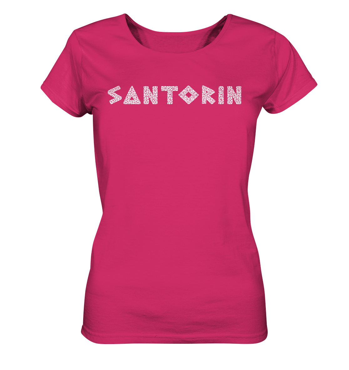 Santorini Mosaic - Ladies Organic Shirt