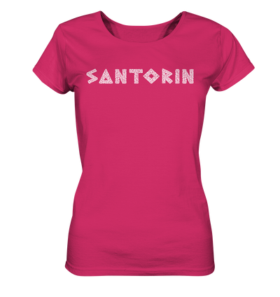 Santorini Mosaic - Ladies Organic Shirt