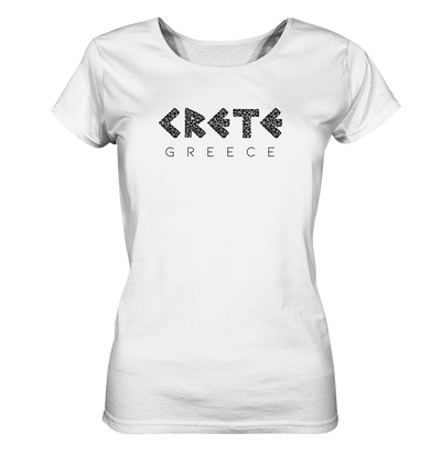 Crete Greece Mosaik - Ladies Organic Shirt