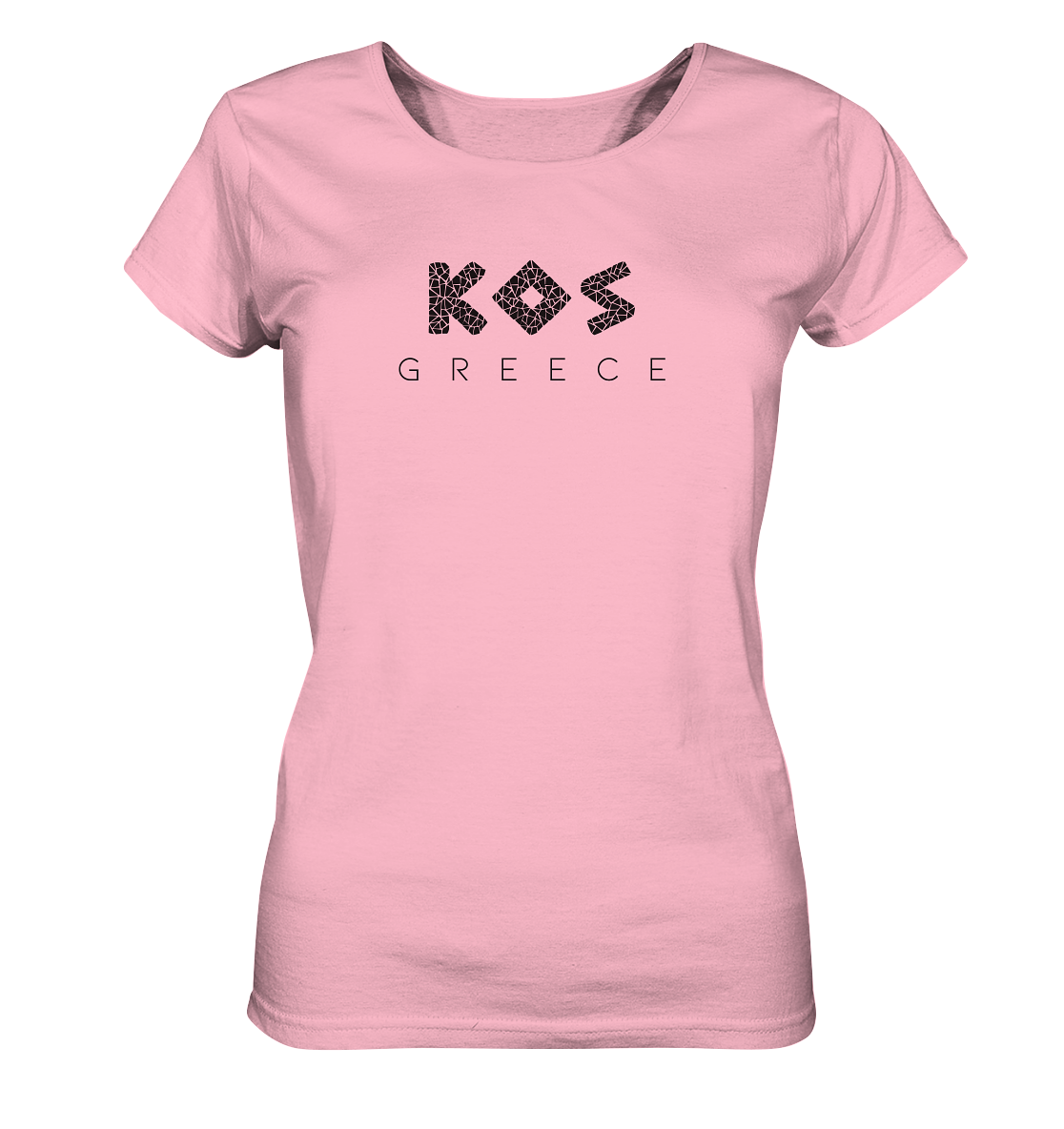 Kos Greece Mosaic - Ladies Organic Shirt