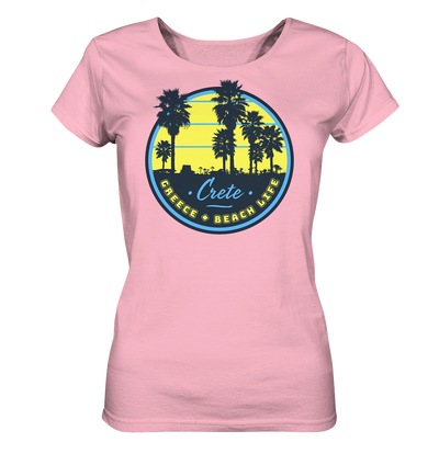 Crete Greece Beach Life - Ladies Organic Shirt