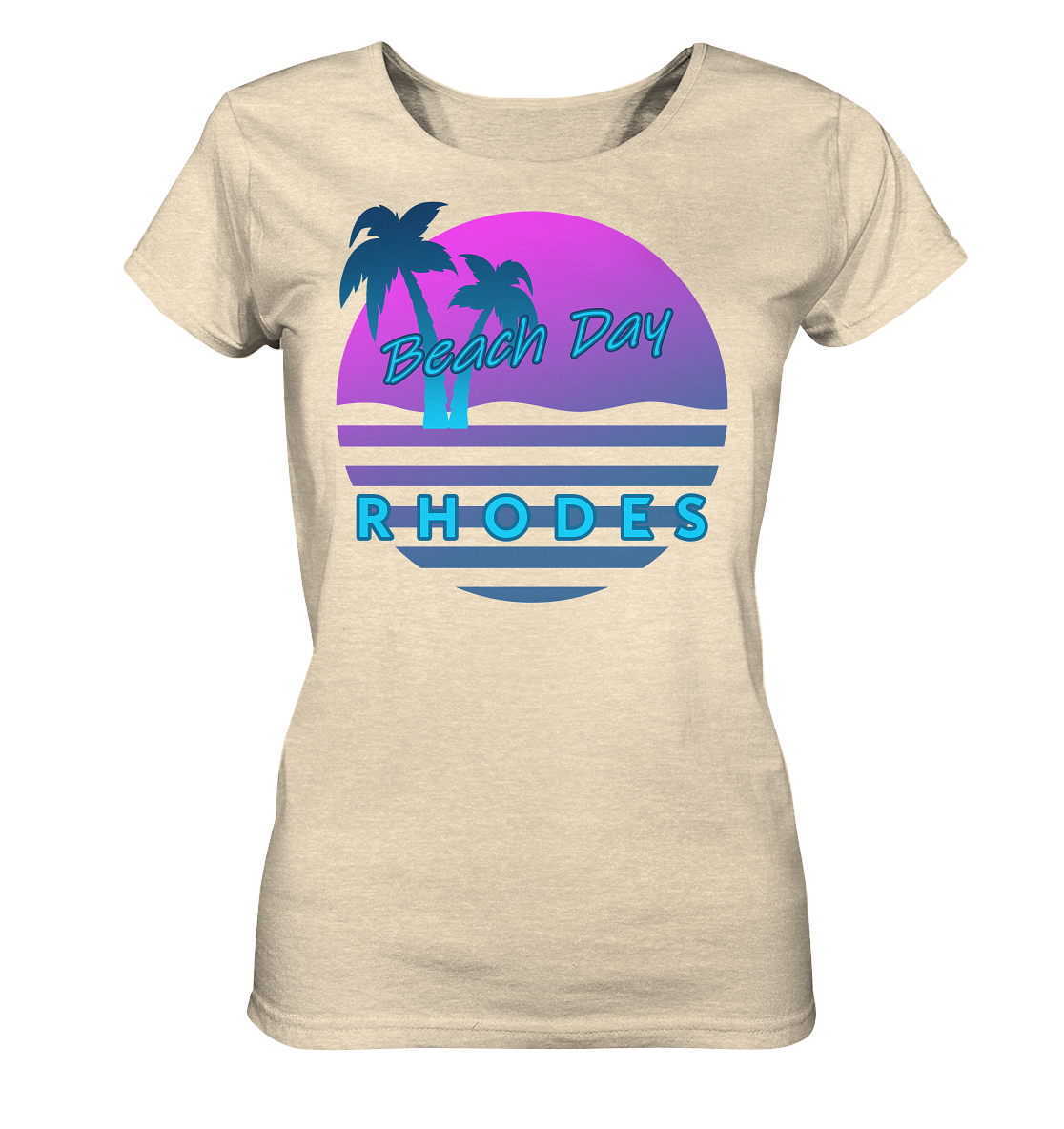 Beach Day Rhodes - Ladies Organic Shirt