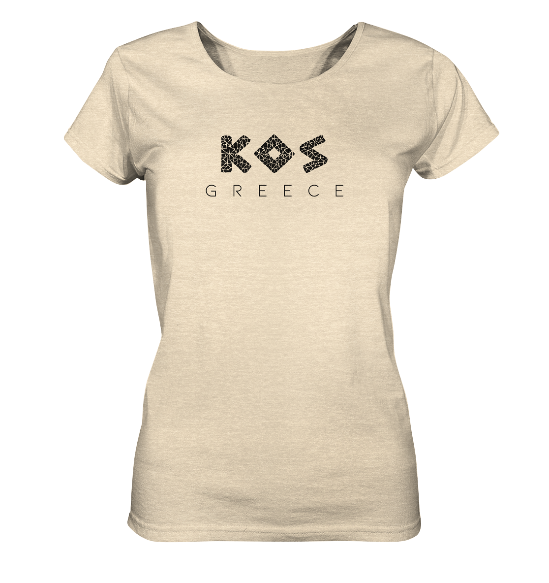 Kos Greece Mosaik - Ladies Organic Shirt
