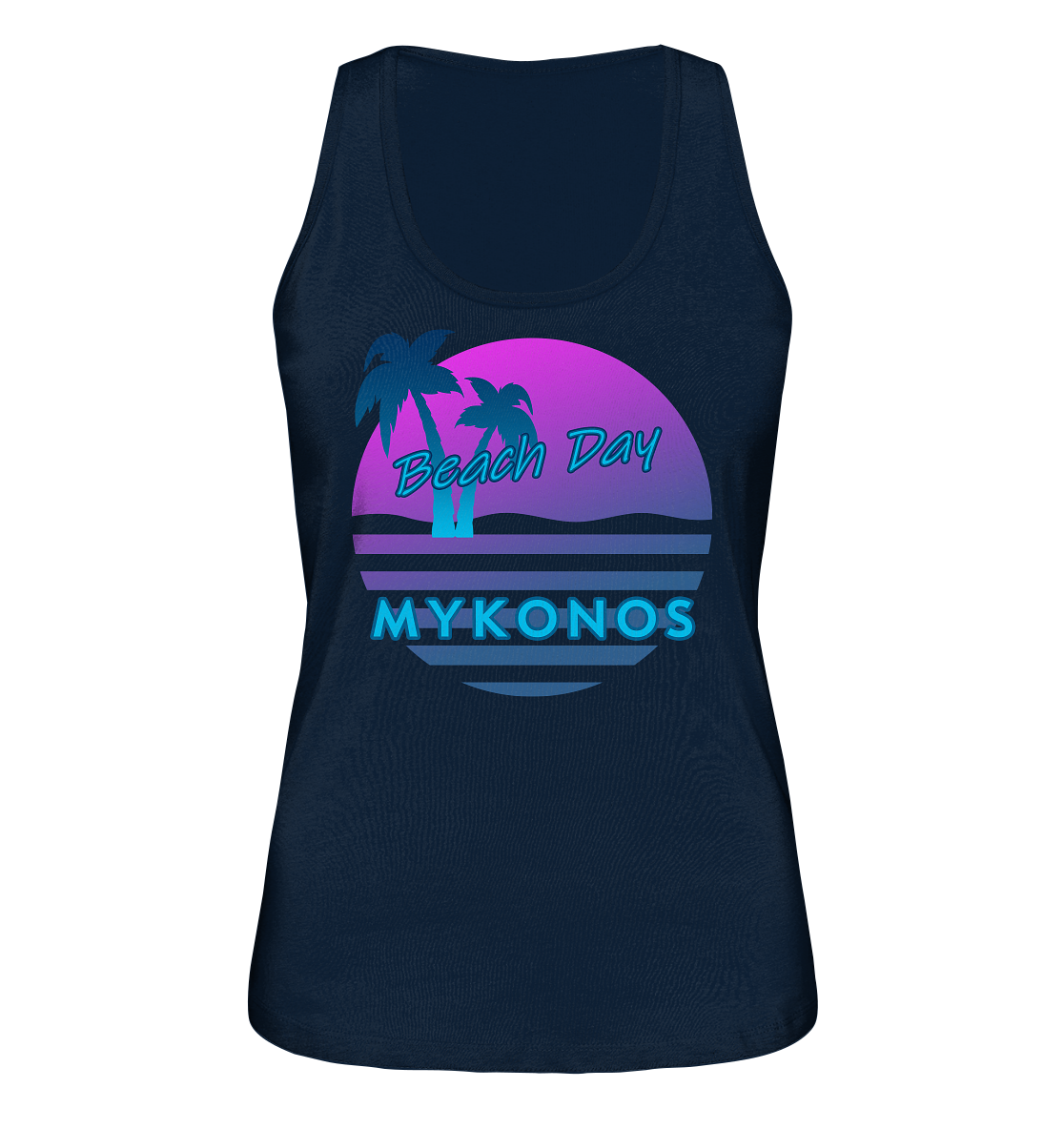 Beach Day Mykonos - Ladies Organic Tank-Top