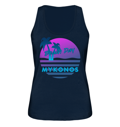 Beach Day Mykonos - Ladies Organic Tank-Top