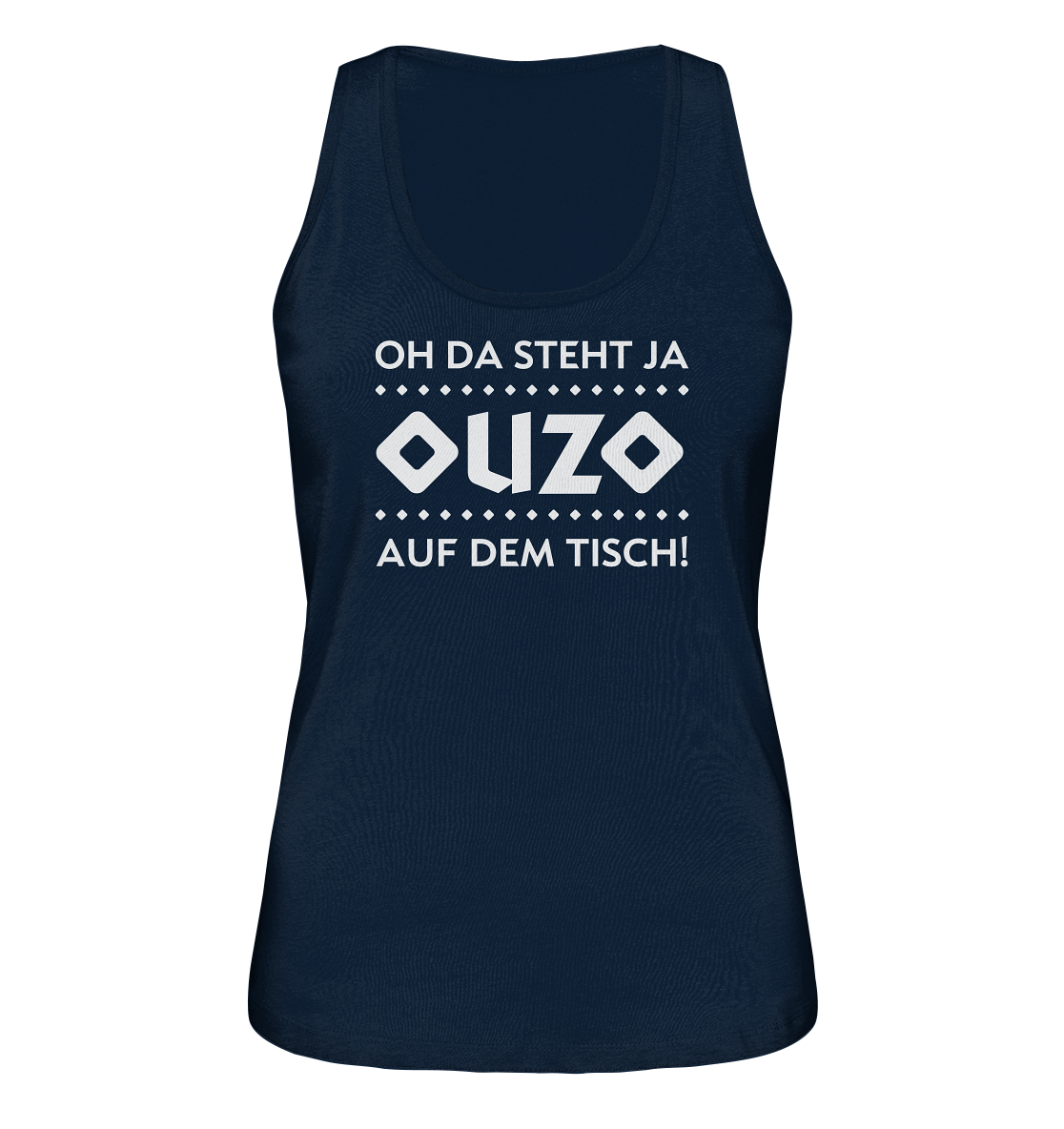 Oh, there’s ouzo on the table! - Ladies organic tank top