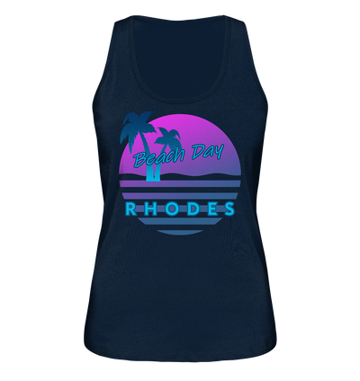 Beach Day Rhodes - Ladies Organic Tank-Top