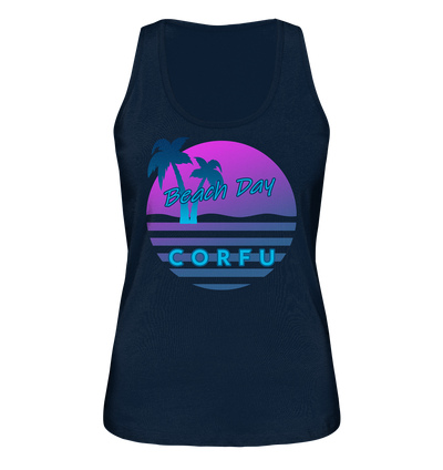 Beach Day Corfu - Ladies Organic Tank Top