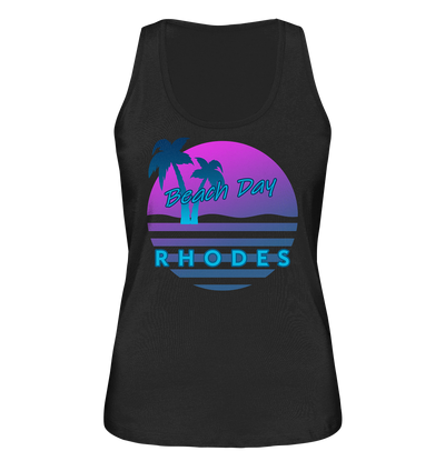 Beach Day Rhodes - Ladies Organic Tank Top