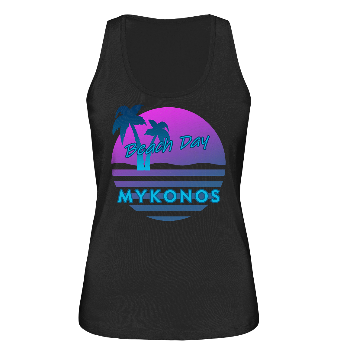 Beach Day Mykonos - Ladies Organic Tank Top