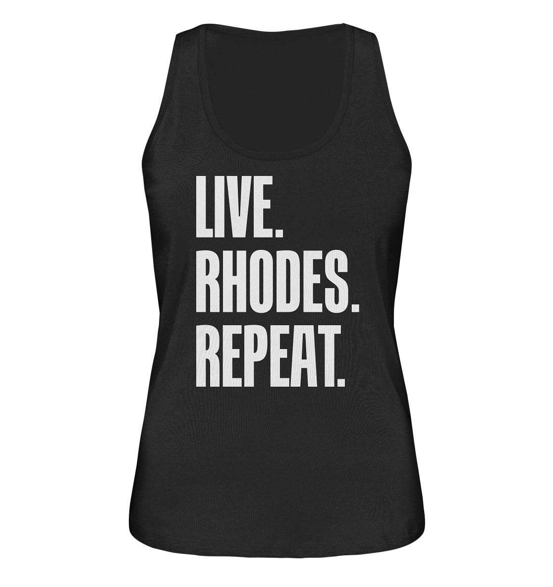 LIVE. RHODES. REPEAT. - Ladies organic tank top