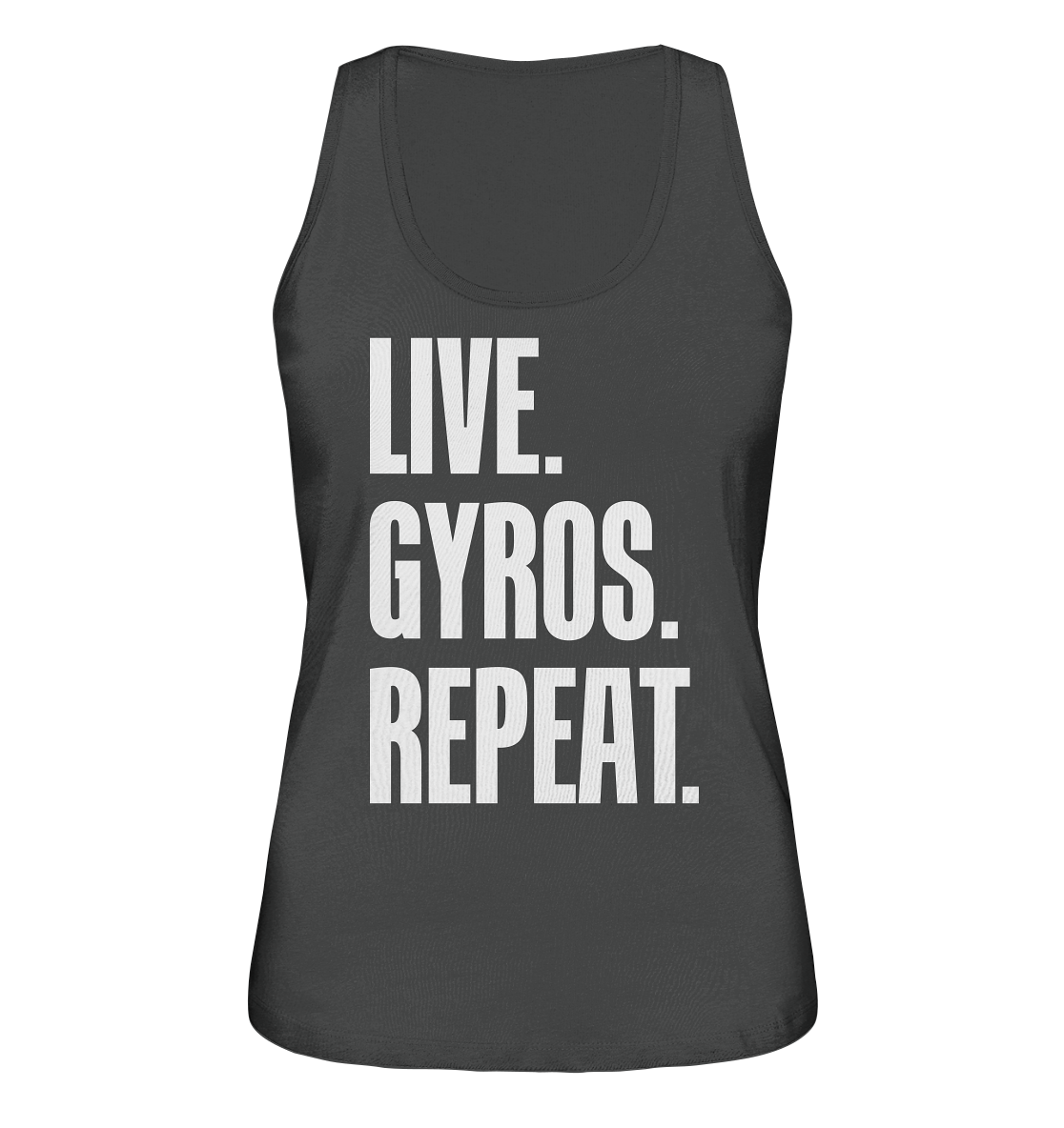 LIVE. GYROS. REPEAT. - Ladies organic tank top