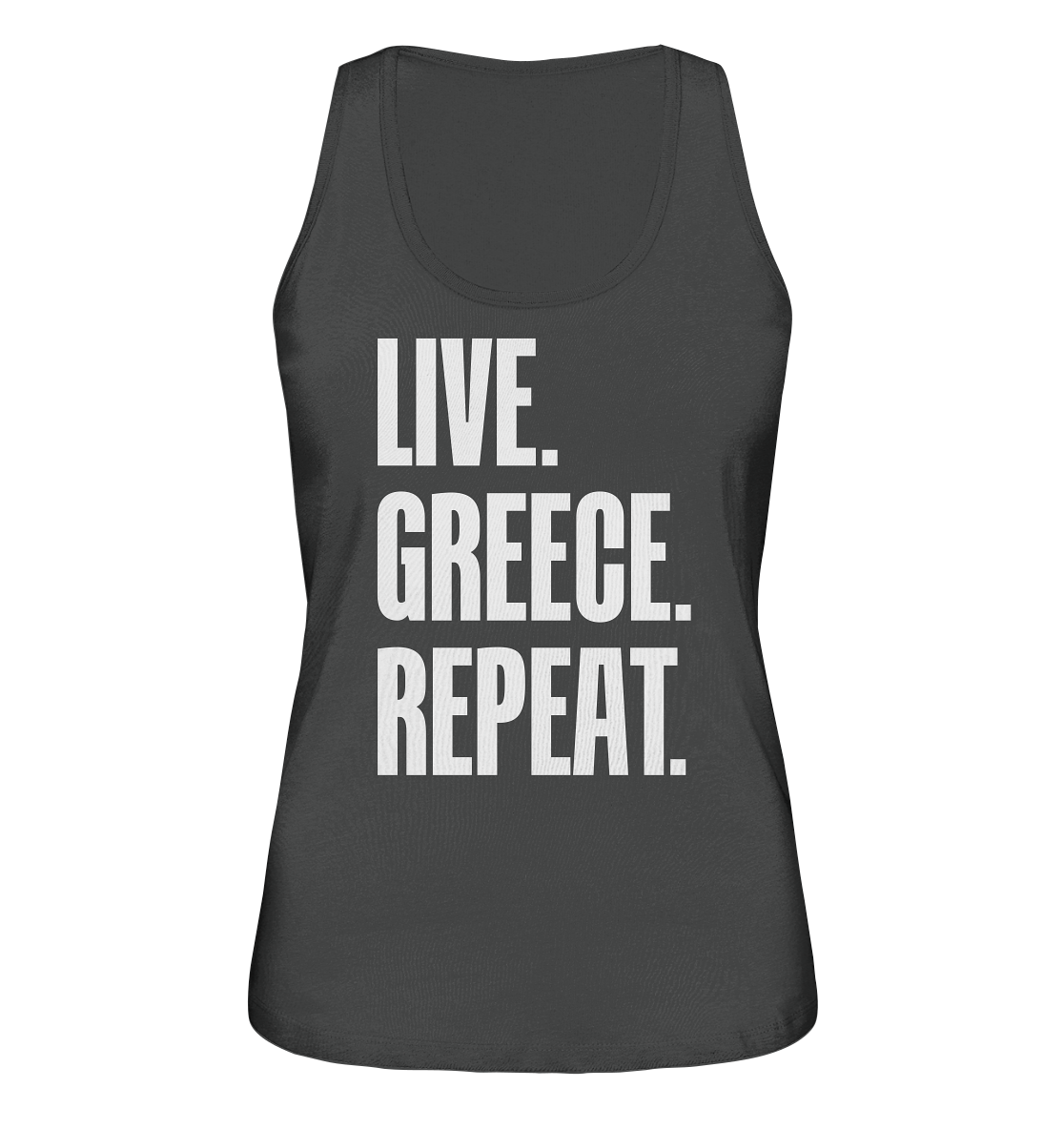 LIVE. GREECE. REPEAT. - Ladies Organic Tank-Top