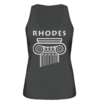 Rhodes Griechischer Säulenkopf - Ladies Organic Tank-Top