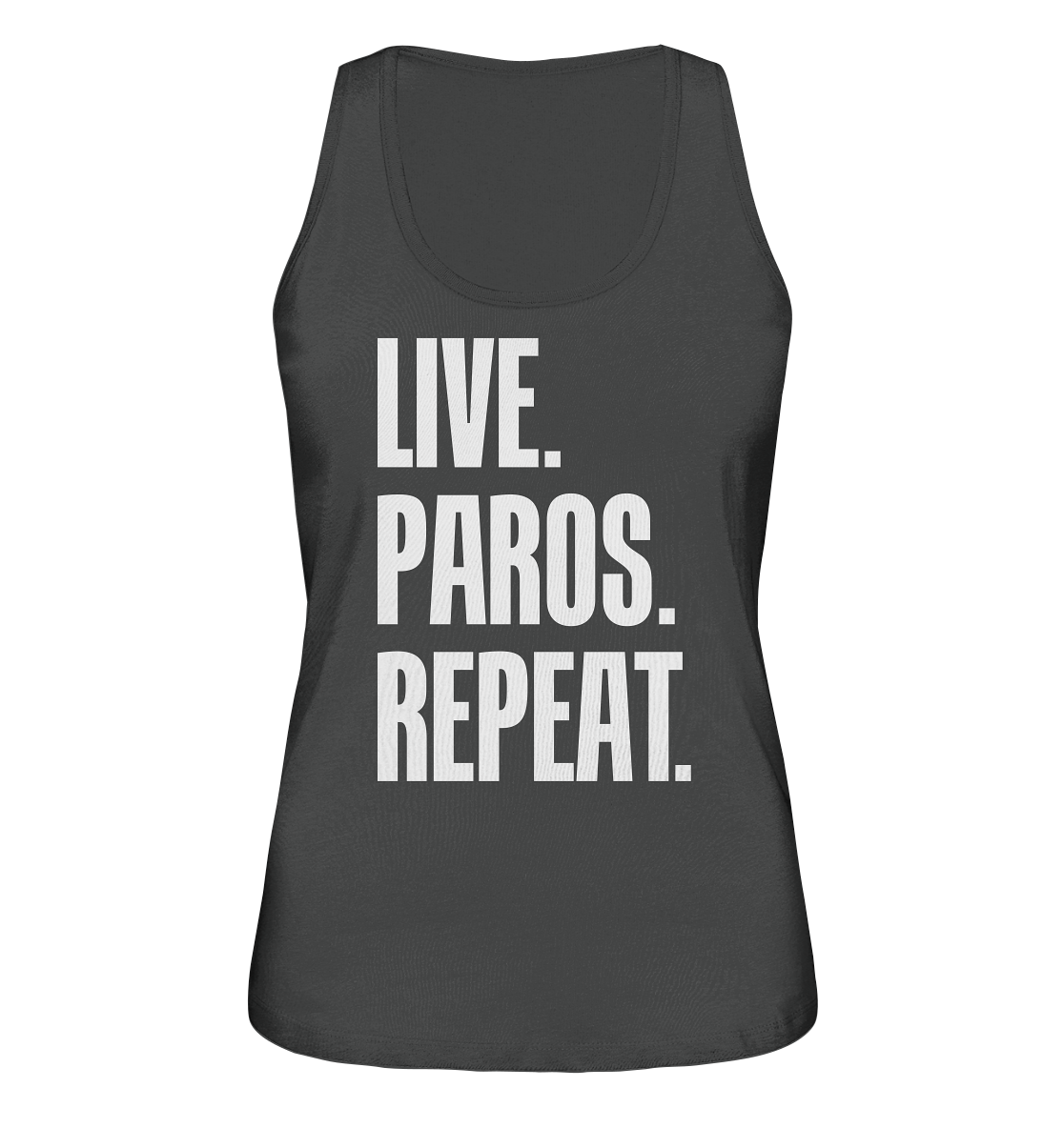 LIVE. PAROS. REPEAT. - Ladies organic tank top