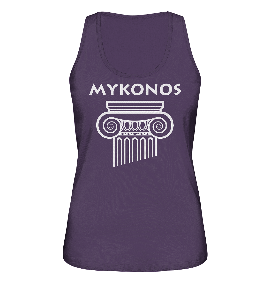 Mykonos Griechischer Säulenkopf - Ladies Organic Tank-Top