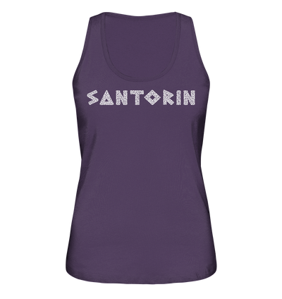 Santorini Mosaic - Ladies Organic Tank Top