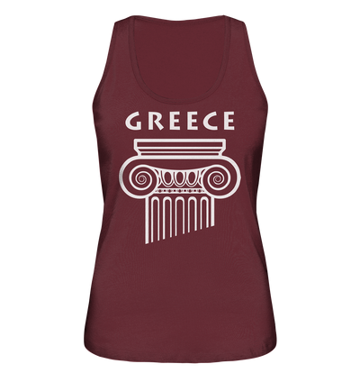 Greece Griechischer Säulenkopf - Ladies Organic Tank-Top