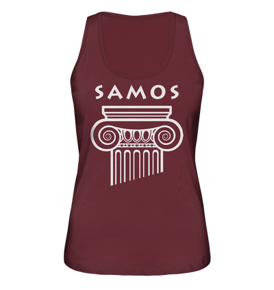 Samos Greek Column - Ladies Organic Tank Top