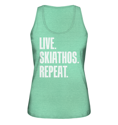 LIVE. SKIATHOS. REPEAT. - Ladies organic tank top