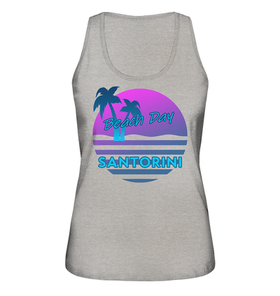 Beach Day Santorini - Ladies Organic Tank-Top