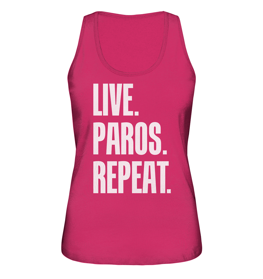 LIVE. PAROS. REPEAT. - Ladies organic tank top