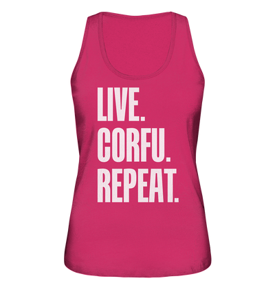 LIVE. CORFU. REPEAT. - Ladies Organic Tank-Top