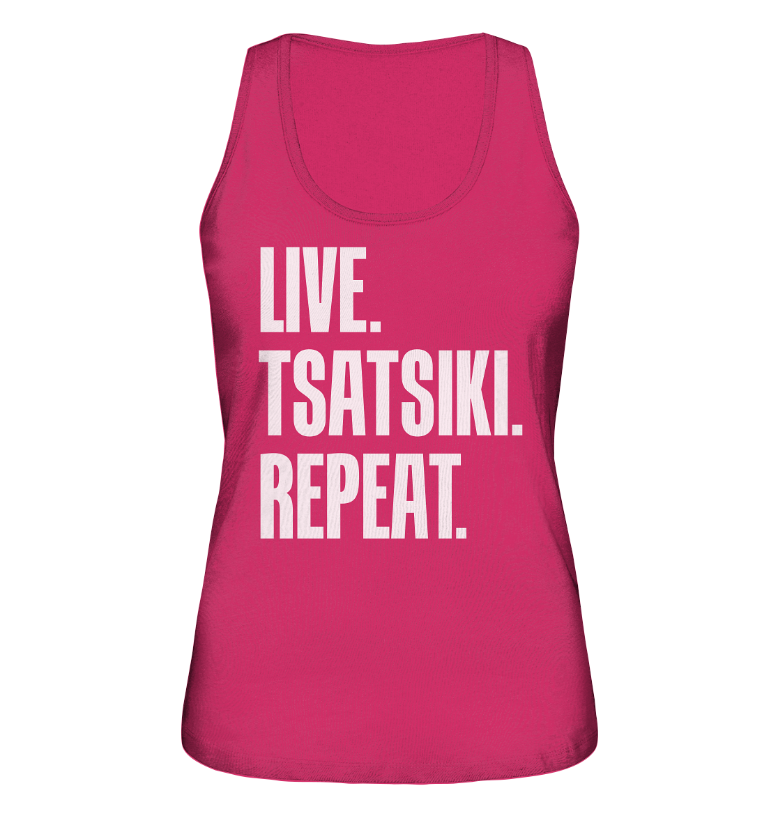 LIVE. TZATZIKI. REPEAT. - Ladies organic tank top