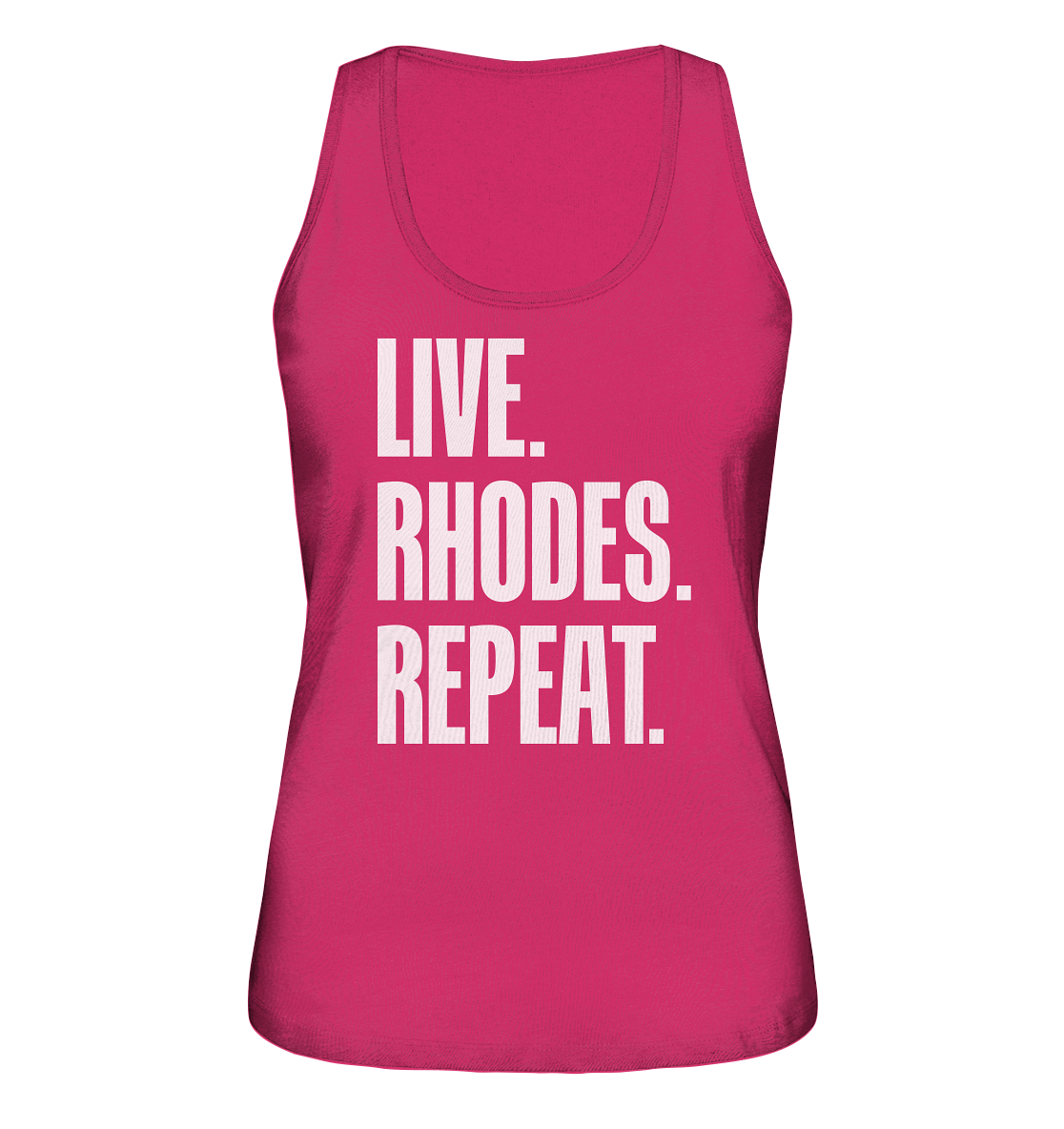 LIVE. RHODES. REPEAT. - Ladies Organic Tank-Top