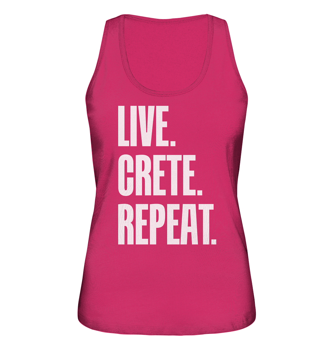 LIVE. CRETE. REPEAT. - Ladies Organic Tank-Top