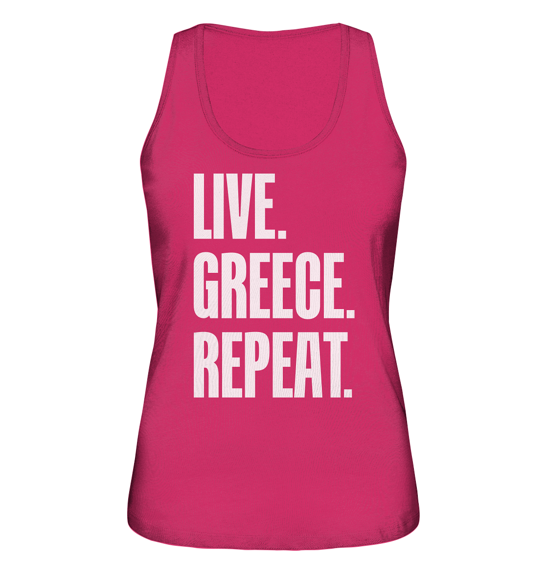 LIVE. GREECE. REPEAT. - Ladies Organic Tank-Top