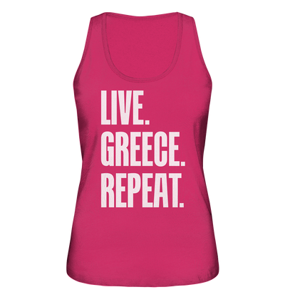 LIVE. GREECE. REPEAT. - Ladies organic tank top